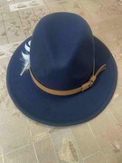 KAPELUSZ GRANATOWY LETNIE BRZMIENIE