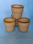 Kubek barowy Tułowice porcelit prl 4szt