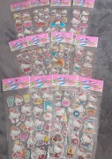 Wypukłe naklejki hello kitty