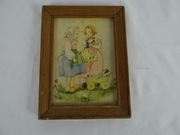 Obraz stara rycina   ,,Dzieci "