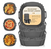 Zestaw 3 szt silikonowe formy do frytkownicy