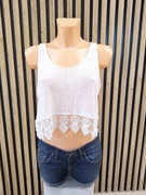 Zara * biały top koszulka letnia * 36 S