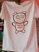 Koszulka malowana farbami do tkanin rozmiar M Miś