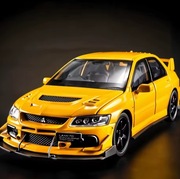 Mitsubishi Lancer Evolution 1:32 JDM model metalowy dźwięk i światło RC