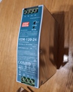 Zasilacz impulsowy EDR-120-24 120W na szynę DIN