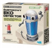 Nowy Robot ŚMIETNIKOWY EKO DETEKTOR KIDZ LABS 4M 