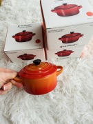 Le Creuset mini pomarańczowe