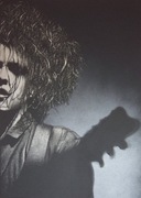 The Cure Robert Smith Obraz ręcznie rzeźbiony ... Grawerka