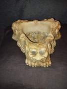 Chińska popielnica głowa psa alabaster