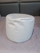 Pufa szara eko skóra nowa bez metki