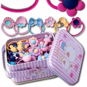 Zestaw gumek do włosów 40szt BoX 