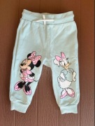 31. Niebieskie miętowe spodnie z myszką mini rozmiar 74