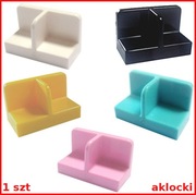 LEGO 93095 PANEL 1x2x1 czarny biały jasny różowy średni lazurowy żółty 