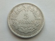 Francja 5 franków 1945
