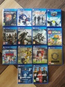 Gry na ps4 zestaw 14 sztuk 