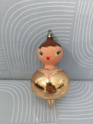 Bombka choinkowa prl laleczka 12