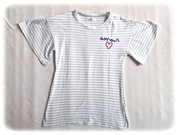 T-shirt w paski rozm. 128 8-9 LAT