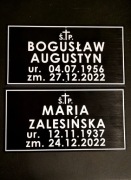 Tablica nagrobna na grobowiec krzyż trumnę Premium