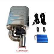 Uniwersalny tłumiki z wbudowaną przepustnicą 63mm