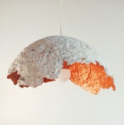 Nowoczesna lampa wisząca eko, loft, papier mache