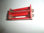 Stary koszyk baterii do radia Koliber