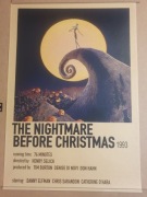 Plakat The Nightmare Before Christmas Miasteczko Halloween A3 30x42