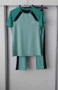Nowy komplet zestaw damski siłownia bieganie bluzka plus getry rozm S 