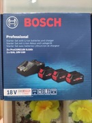2 akumulatory Bosch GBA 18V 8.0Ah ProCore+ładowarka GAL 18V-160 16A