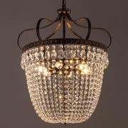 Tochic DS-CCP079 żyrandol kryształowy vintage rustykalny oświetlenie sufito
