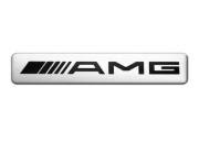 Naklejka Emblemat Znaczek Logo AMG MERCEDES 120mm x 26mm klapa błotnik
