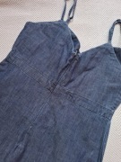 Sukienka jeansowa GAP denim na ramiączkach casual lato bawełna S M 36 38