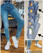 Jeansy skinny M. Sara wysoki stan