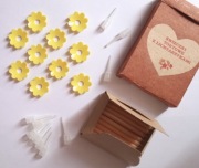 Świeczki tortowe z lichtarzykami kolekcjoner PRL