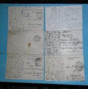6 x FELDPOST I Wojna Światowa