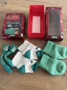 Skarpetki dla noworodka 3 pary 100% bawełny 