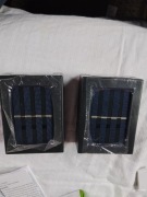 2x LAMPA ŚCIENNA SOLARNA OGRODOWA ELEWACYJNA PODWÓJNA LED WISZĄCA KINKIET