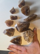 Kalcyt czekoladowy, surowy kalcyt