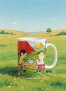 Bolek i Lolek PRL retro prezent polskie bajki dobranocka kubek ceramiczny