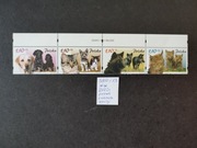 3810-3813** 3810-13** SSAKI I ICH MŁODE - PASEK + tytuł emisji 2002 r.