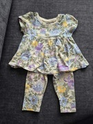 Tuniczka kwiatowa next + legginsy r.6-9 mcy