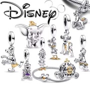 Charms Disney Dumbo , srebrny, różne wzory, do bransoletki modułowej 