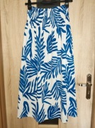 282. Niebiesko biała długa letnia sukienka spódnica rozmiar XS/S/M