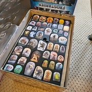 Organizery na żetony potworów do gry planszowej Frosthaven