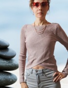 Bluzka z zakładką z przodu, ONLY,  R. S, dopasowany krój, wiskoza