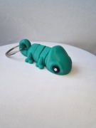 Breloczek w kształcie kameleona mini kameleon 3D