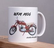 Kubek z nadrukiem prezent WSK WFM komar Jawa MZ retro moto PRL klasyk