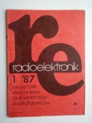 Radioelektronik miesięcznik 1/87  (spis treści na zdjęciu)