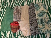 ubrania damskie koszulki koszule spodnie spodenki sukienki 28 sztuk zestaw