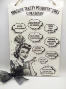 Dyplom z serii "Kultowe teksty Mam". Prezent na Dzień Matki. PERSONALIZACJA