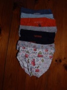 Zestaw 7szt Slipy majtki chłopięce 110-116